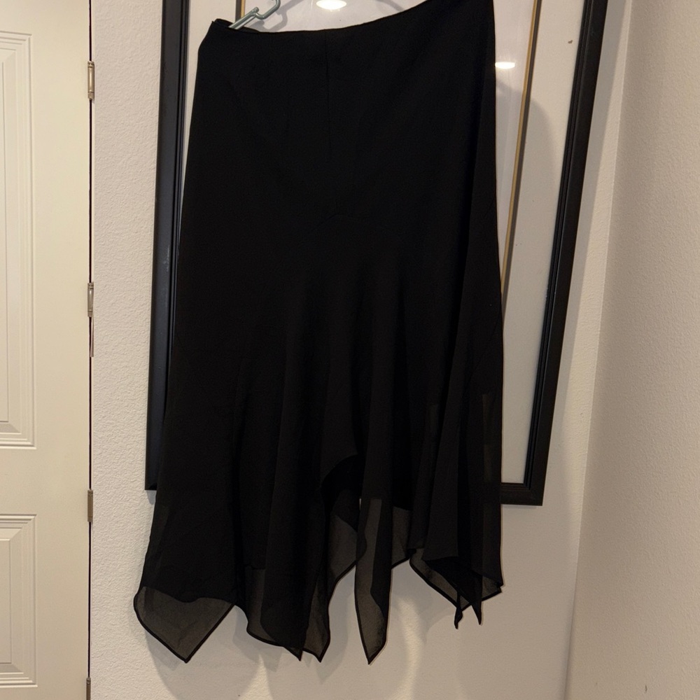 Scarlett Asymmetrical Black Skirt